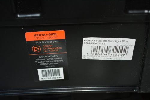 Britax Römer Kidfix i-size100-150 cm "Moonlight Blue" GYÖNYÖRŰ gyerekülés 4-12 év (2023-as)