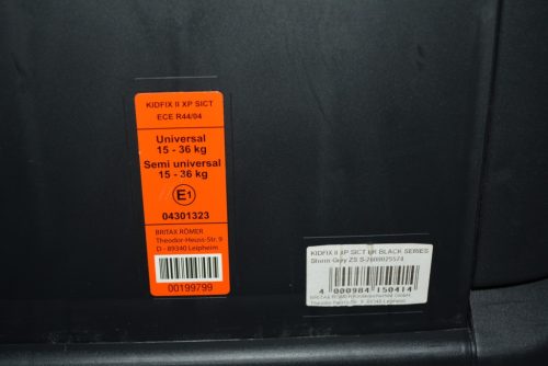 Britax Römer Kidfix II XP SICT Black Series-Storm Grey GYÖNYÖRŰ gyerekülés 15-36 kg